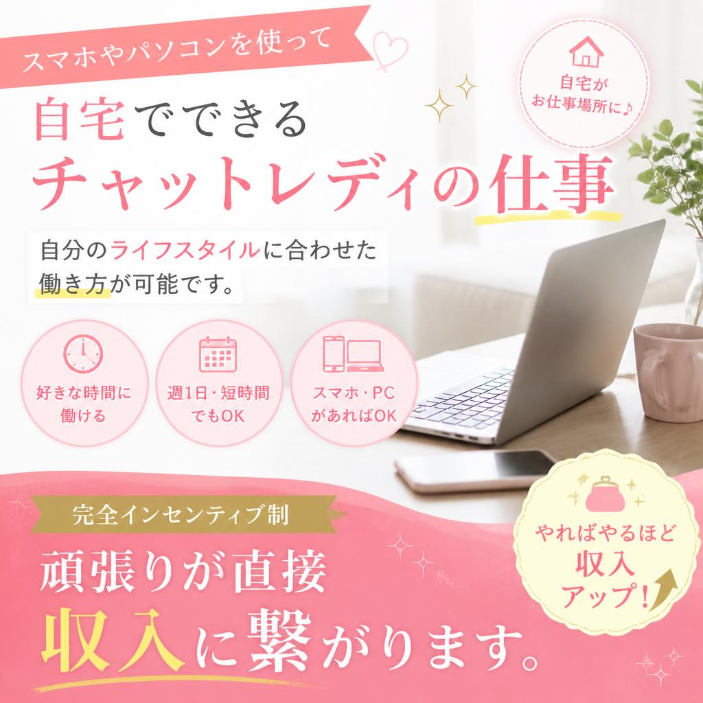 在宅チャットレディの魅力とは？
