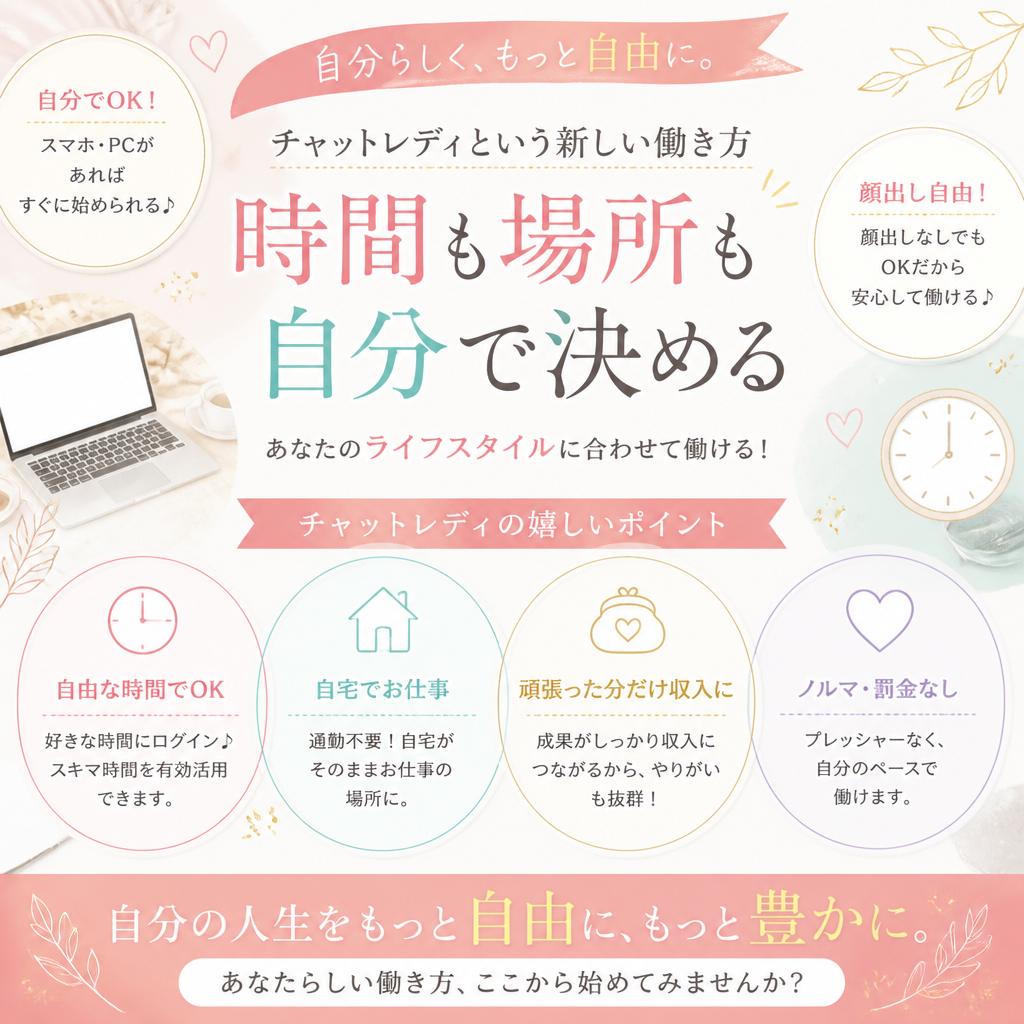 自由な働き方と柔軟な時間管理
