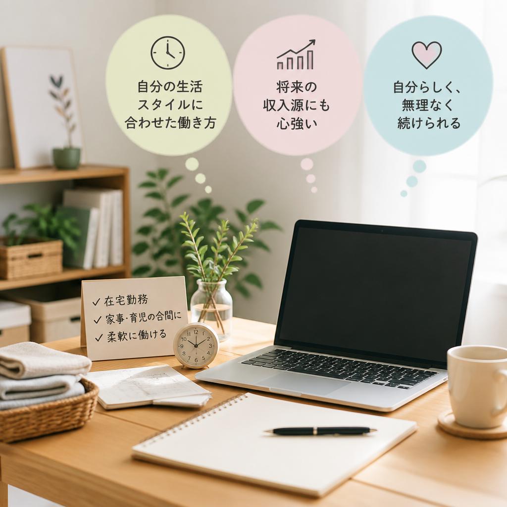 自由な勤務時間でライフスタイルに合わせて働く