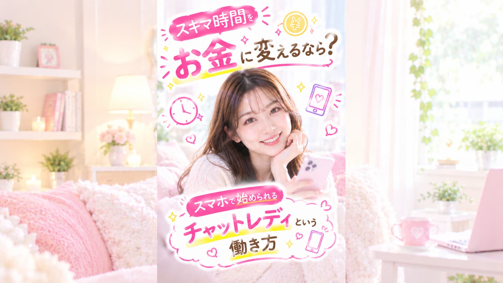 スキマ時間を有効活用して、安心・安全に収入を得よう！